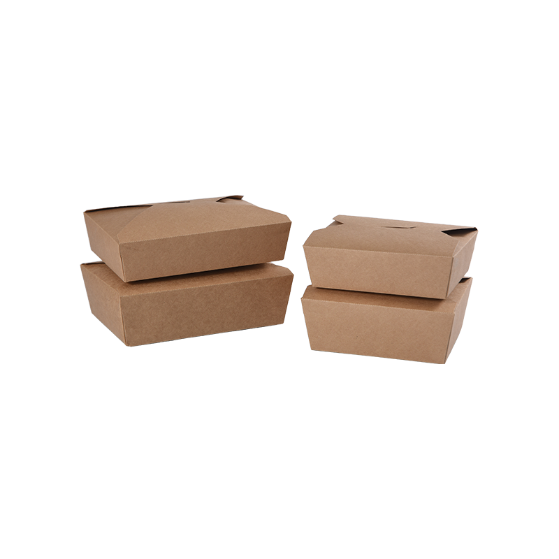 Kraftpapper Take-out Box Matbehållare