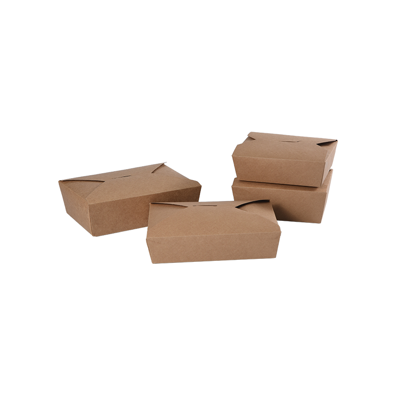 Kraftpapper Take-out Box Matbehållare