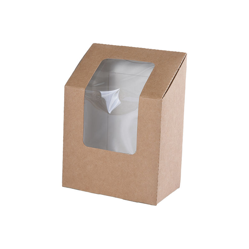 Kraft Tortilla Box med fönster