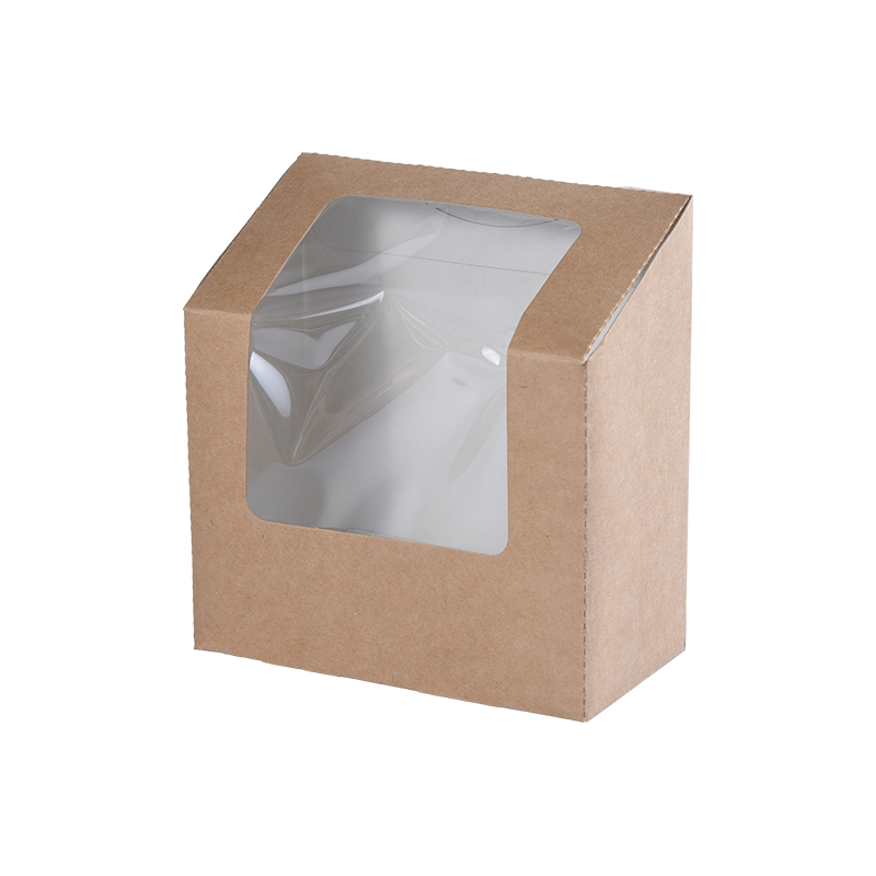 Kraft Tortilla Box med fönster