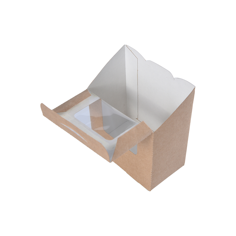 Kraft Tortilla Box med fönster