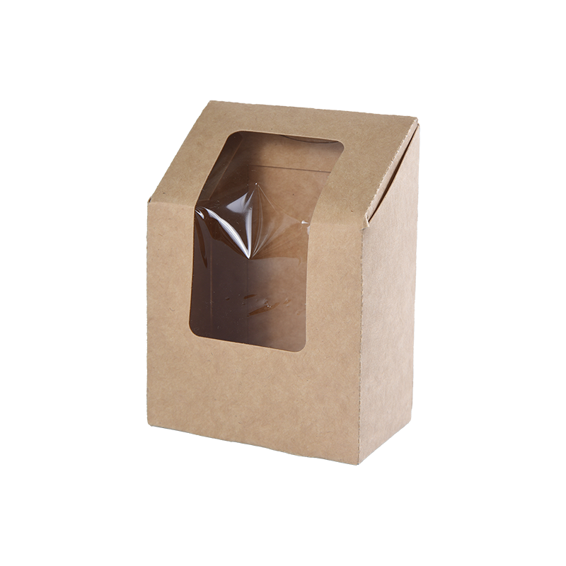 Kraft Tortilla Box med fönster