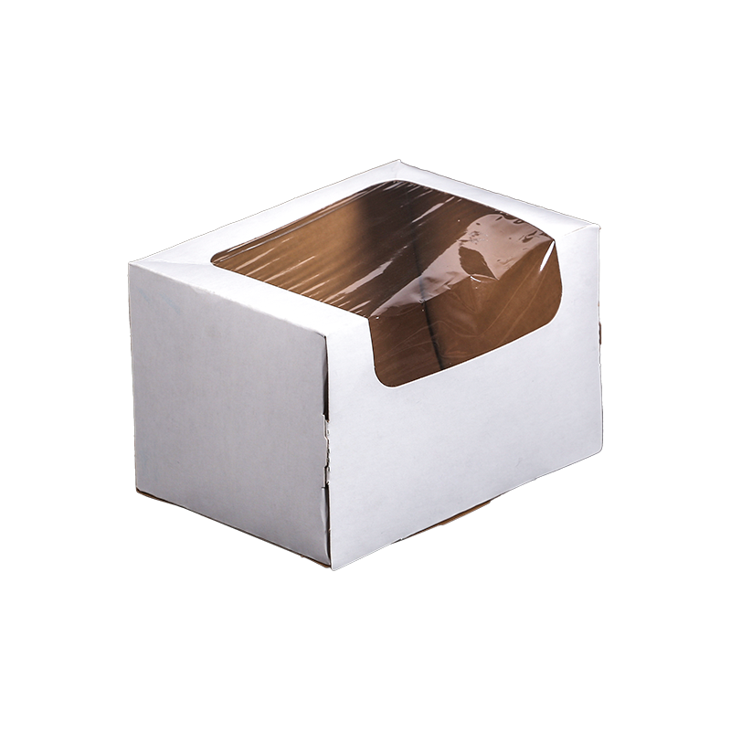 Square - Cut Sandwich Pack Box med bredare fönster