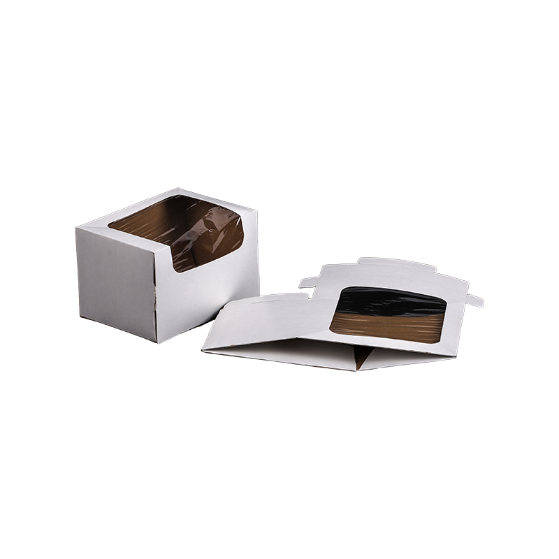 Square - Cut Sandwich Pack Box med bredare fönster
