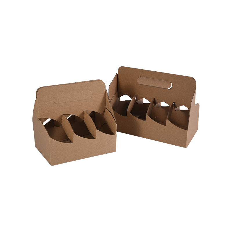 Kraftdrycksbärare med handtag (6 till 8 flaskor eller burkar)