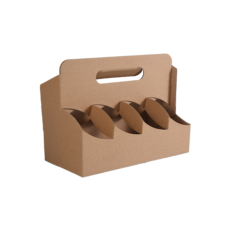 Kraftdrycksbärare med handtag (6 till 8 flaskor eller burkar)