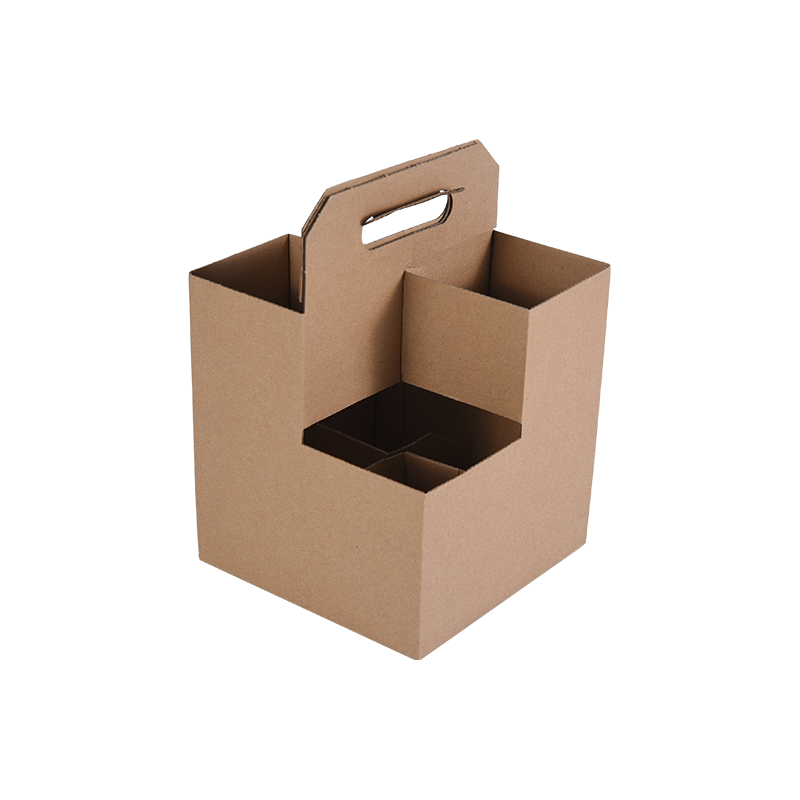 Kraft kopp drinkbärare med handtag